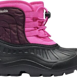 Columbia youth Fuchsia and Black Snow Boots. New in box